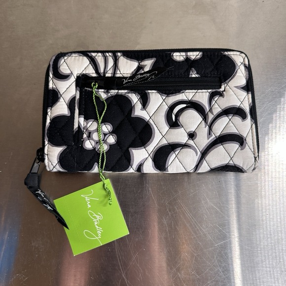 Vera Bradley Handbags - VERA BRADLEY Zip-around‎ quilted Wallet Night and Day NWT